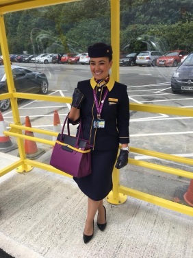 Monarch Airlines Cabin Crew new uniform that was to be introduced in 2018.